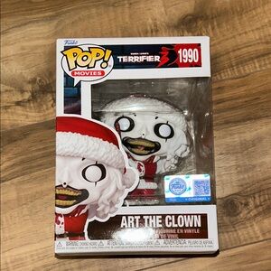 Funko Pop! Terrifier Art the Clown in White and Red